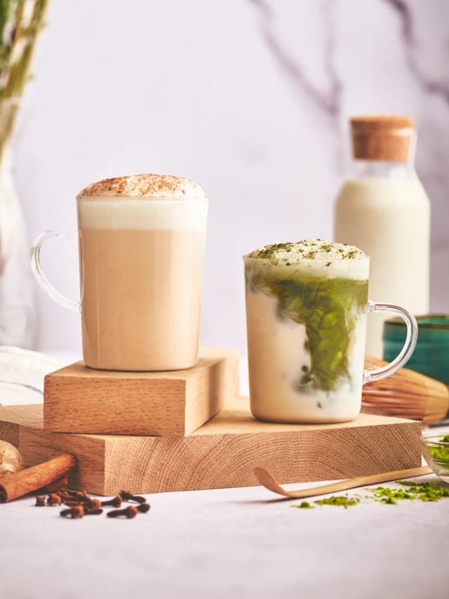 Matcha et Chaï Latte
