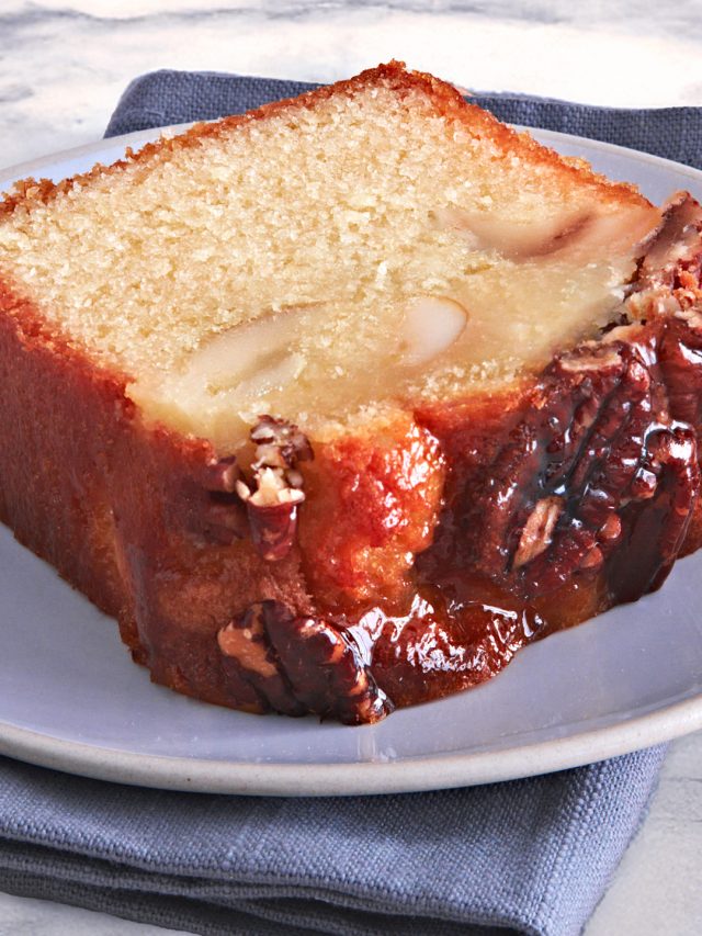 Cake poire pécan